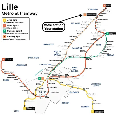 Apartament 2 Hypercentre De Tourcoing